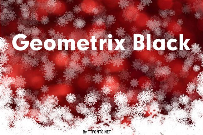 Geometrix Black example