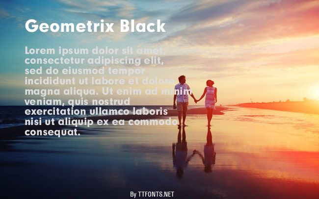 Geometrix Black example