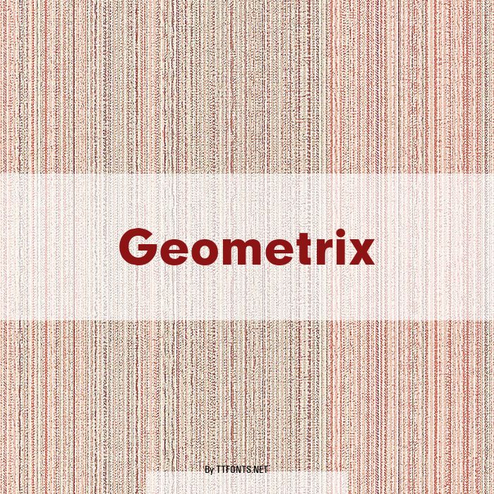 Geometrix example