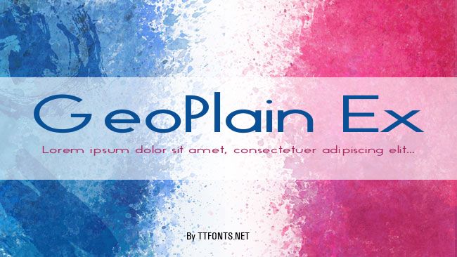 GeoPlain Ex example