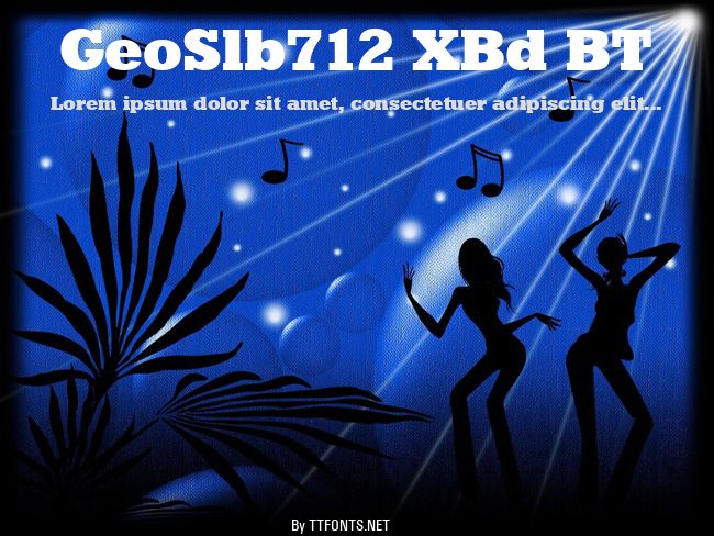 GeoSlb712 XBd BT example