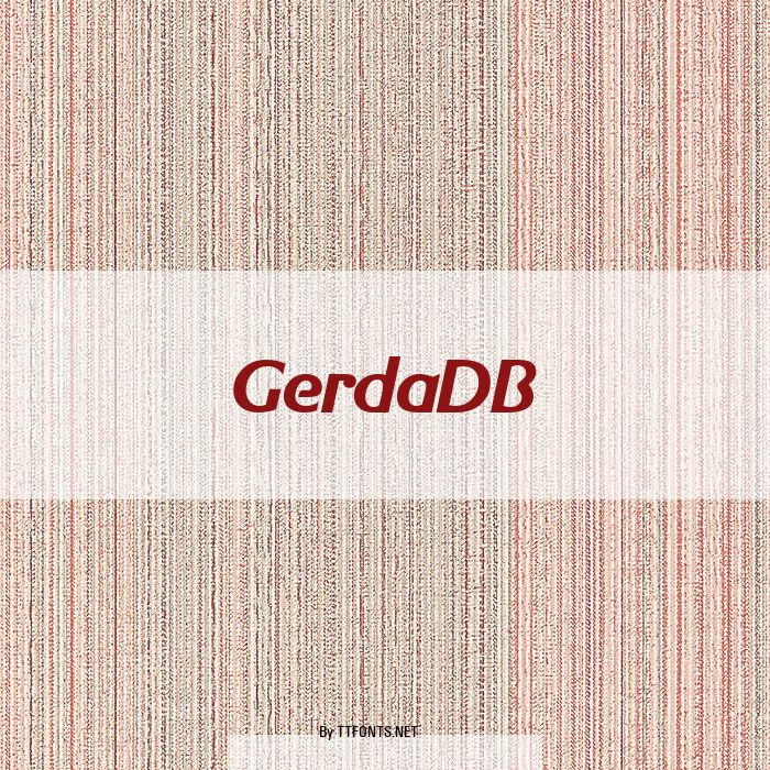 GerdaDB example