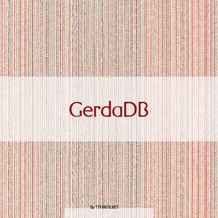 GerdaDB example