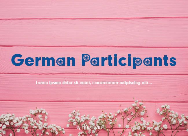 German Participants example