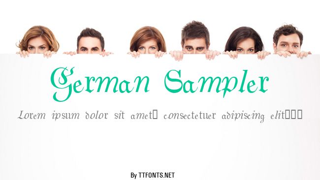 German Sampler example