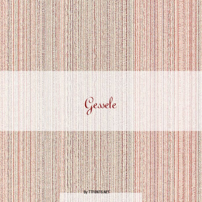 Gessele example