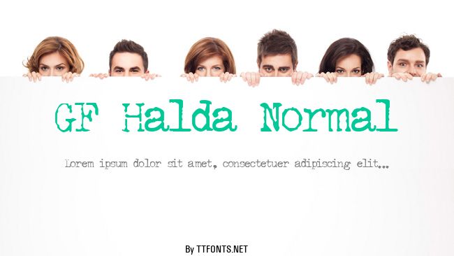 GF Halda Normal example