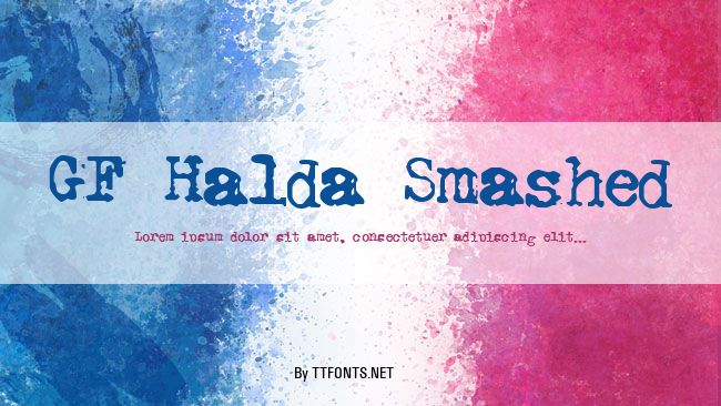 GF Halda Smashed example