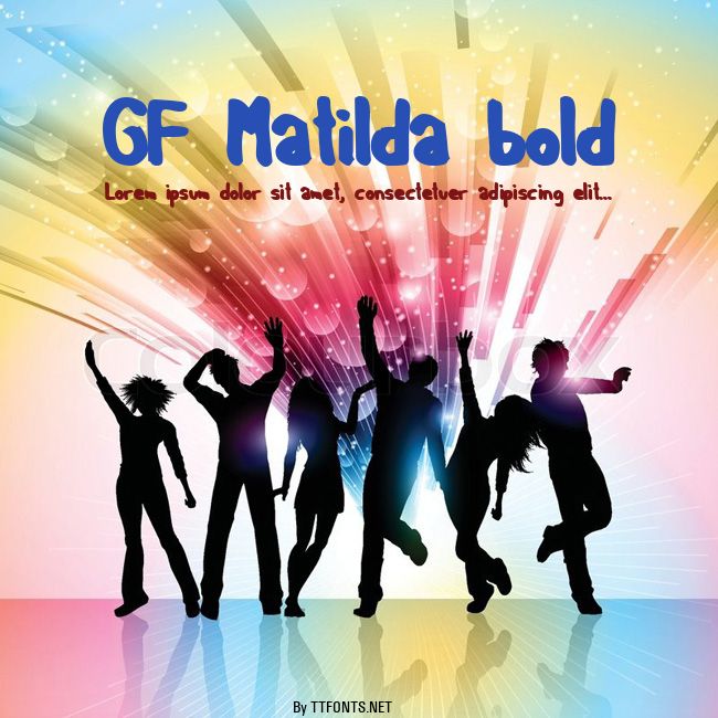 GF Matilda bold example