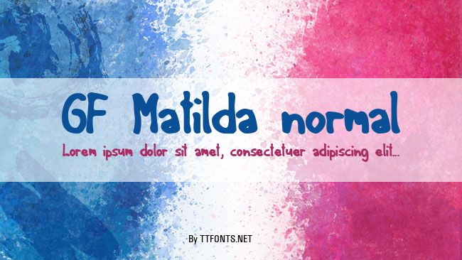 GF Matilda normal example