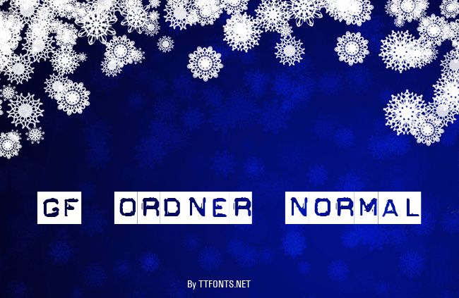 GF Ordner Normal example