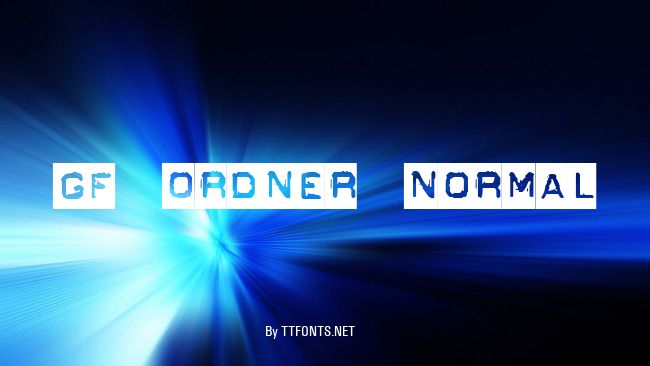 GF Ordner Normal example