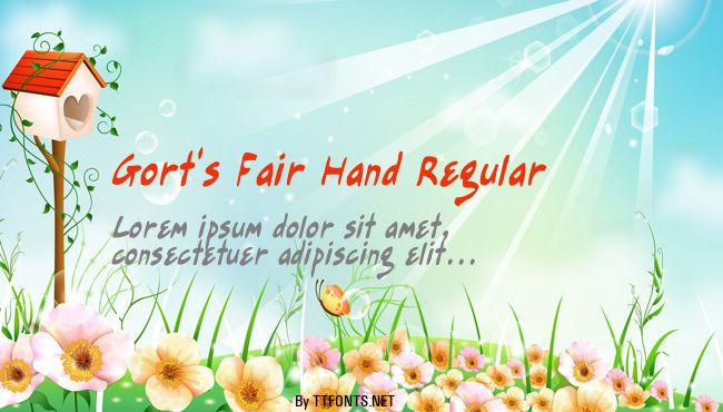 Gort's Fair Hand Regular example