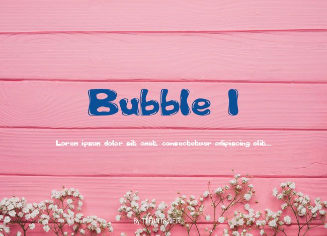 Bubble 1 example
