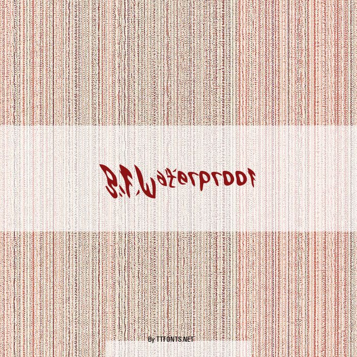 GFWaterproof example