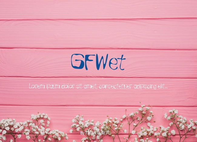 GFWet example
