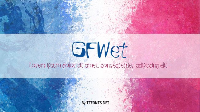 GFWet example