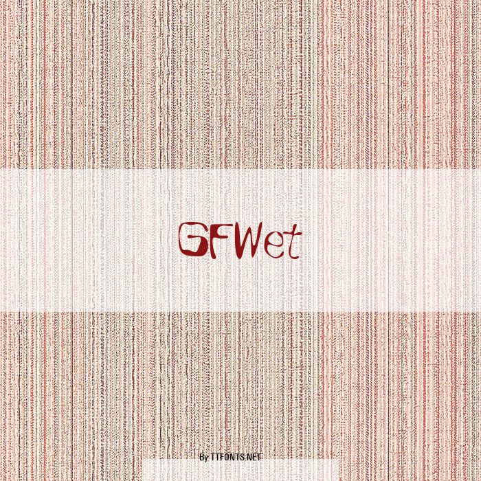 GFWet example