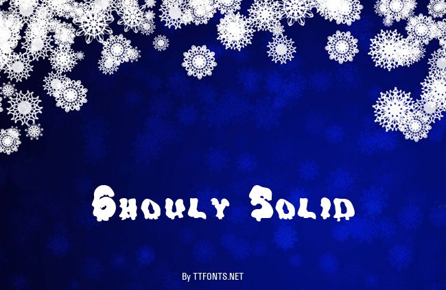 Ghouly Solid example