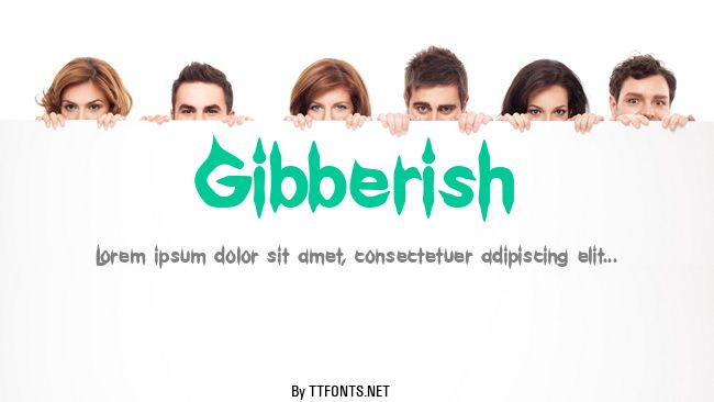 Gibberish example
