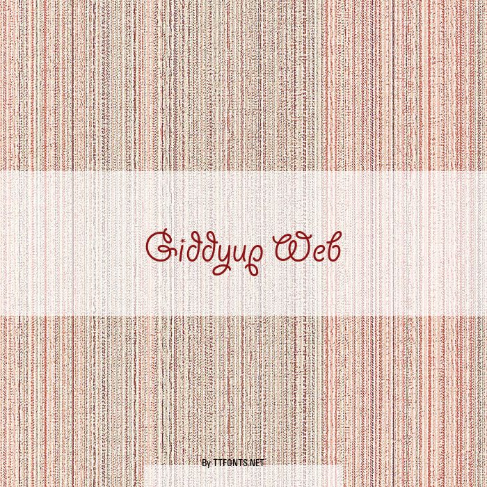 Giddyup Web example