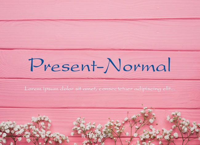 Present-Normal example