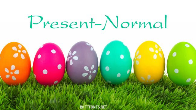 Present-Normal example