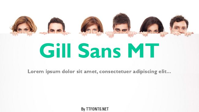 Gill Sans MT example