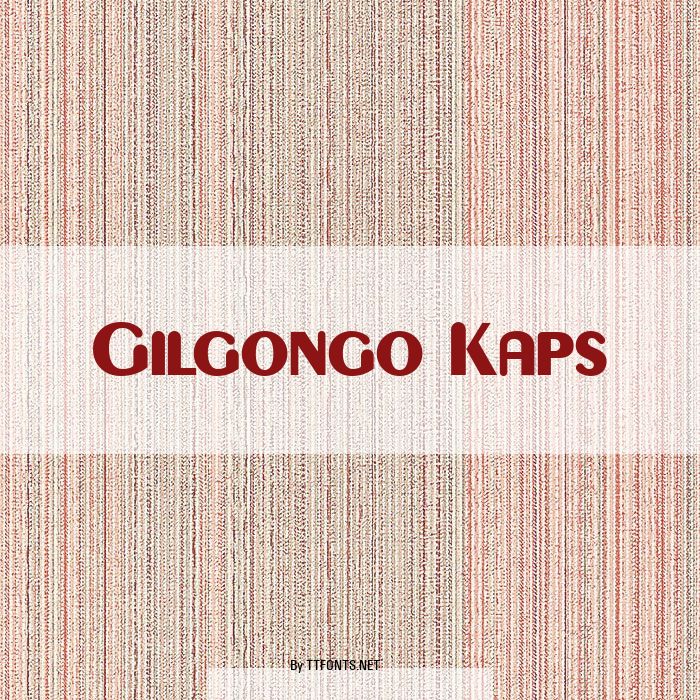 Gilgongo Kaps example