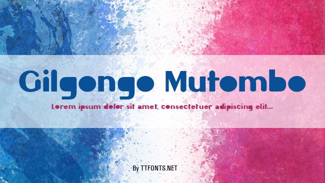 Gilgongo Mutombo example