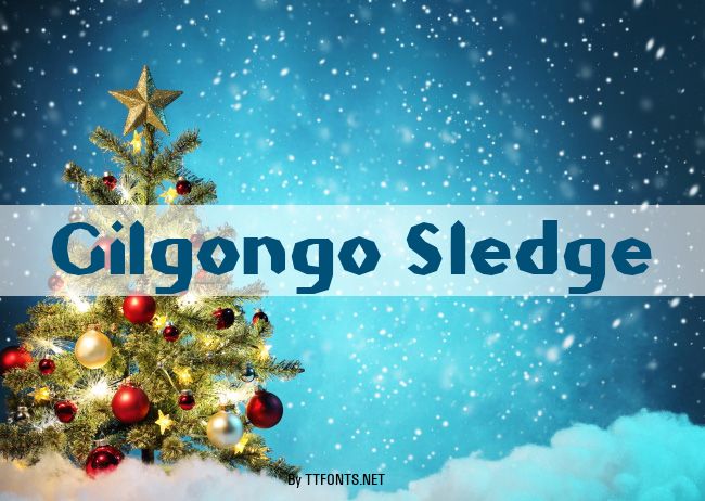 Gilgongo Sledge example