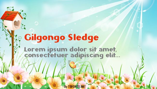 Gilgongo Sledge example