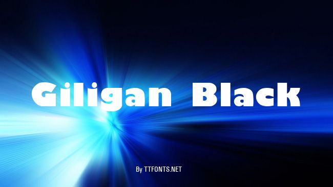 Giligan Black example