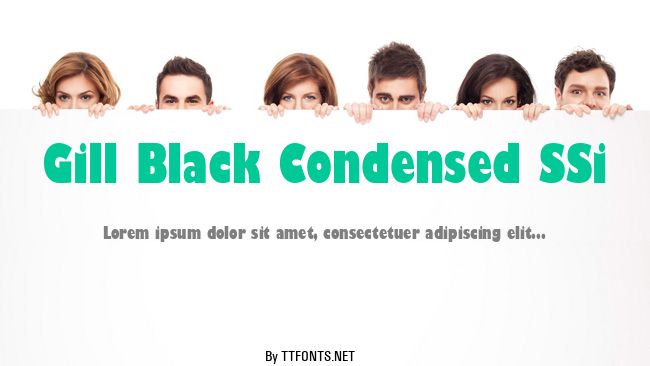 Gill Black Condensed SSi example