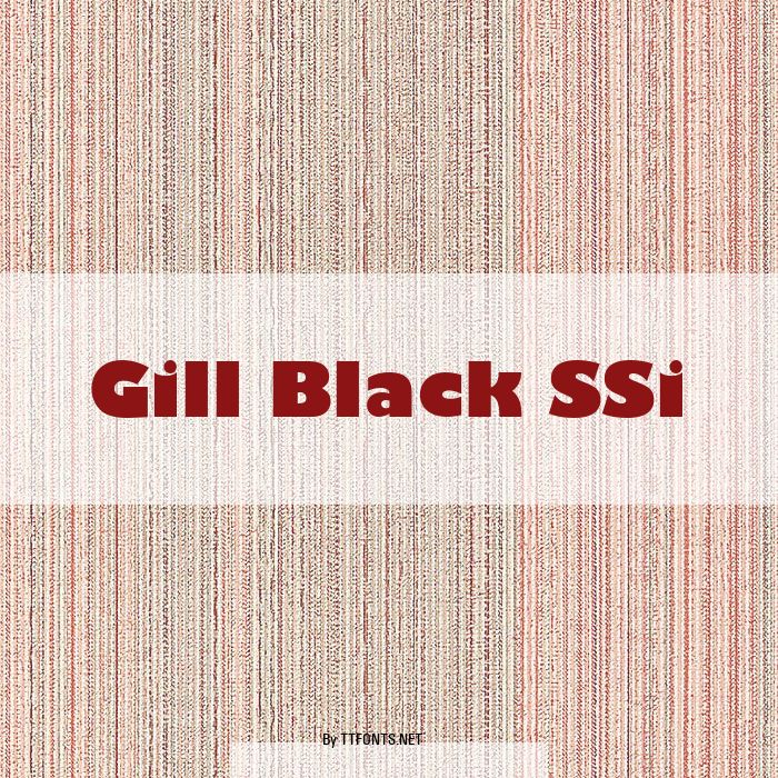 Gill Black SSi example