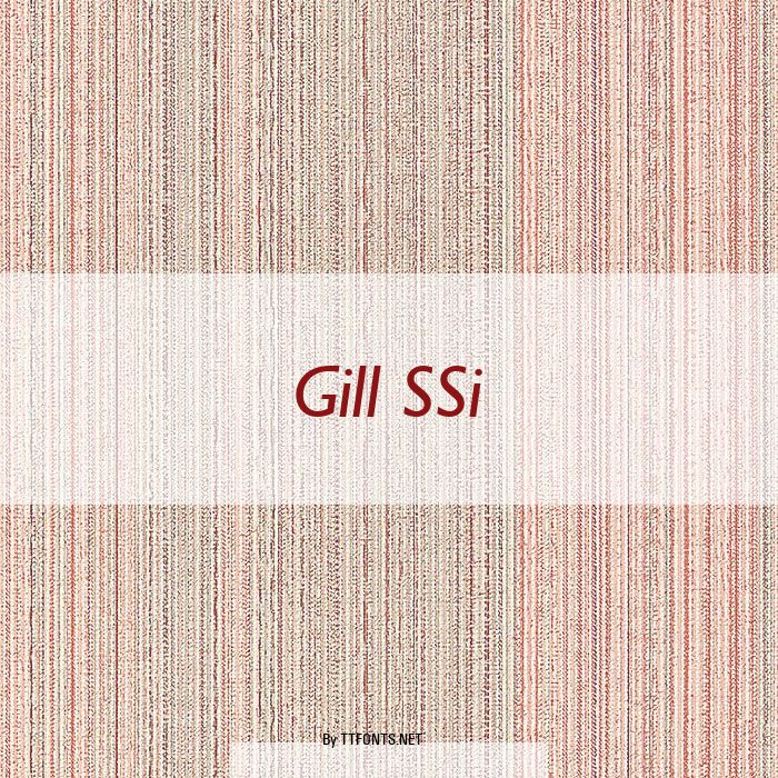 Gill SSi example