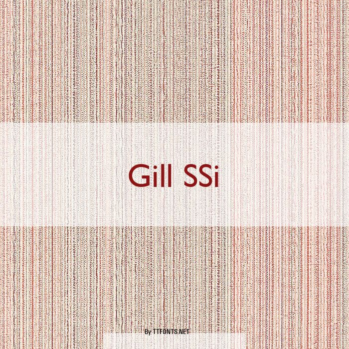 Gill SSi example