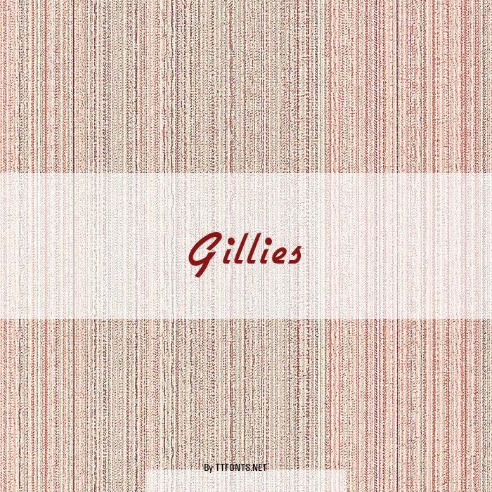 Gillies example