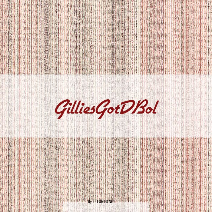 GilliesGotDBol example