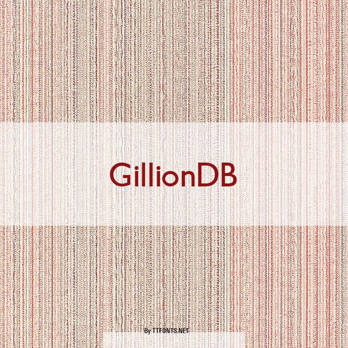 GillionDB example