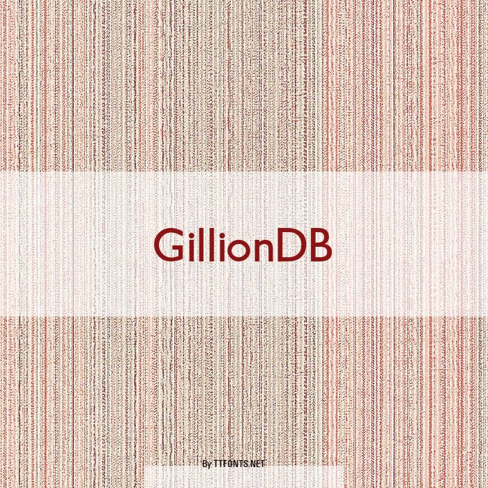 GillionDB example
