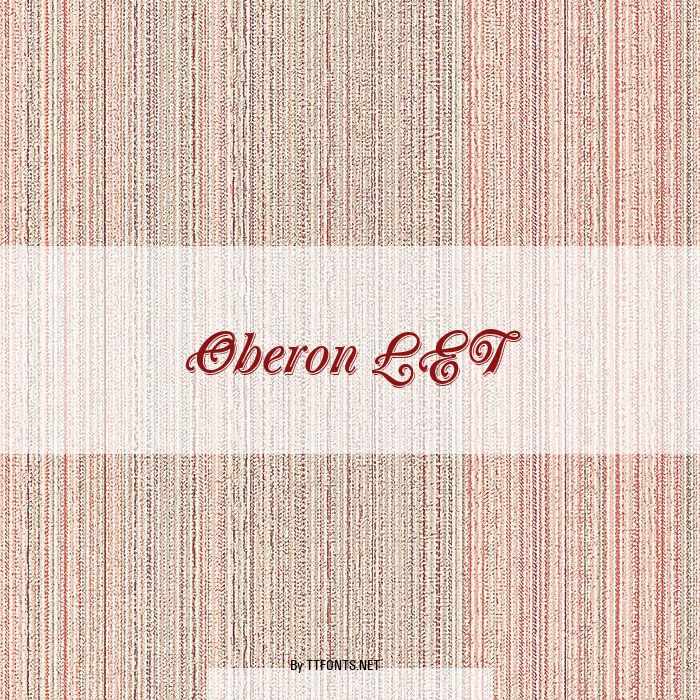 Oberon LET example
