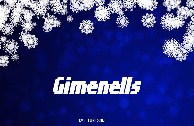 Gimenells example