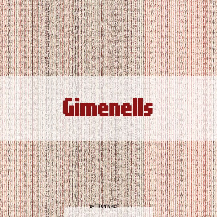 Gimenells example