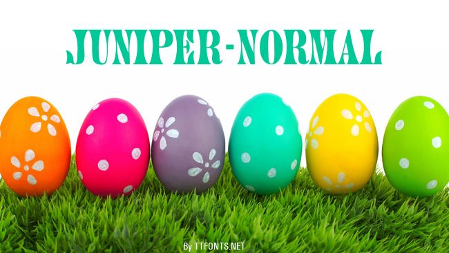 Juniper-Normal example