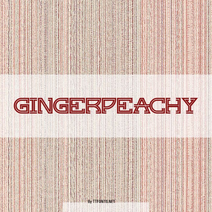 GingerPeachy example