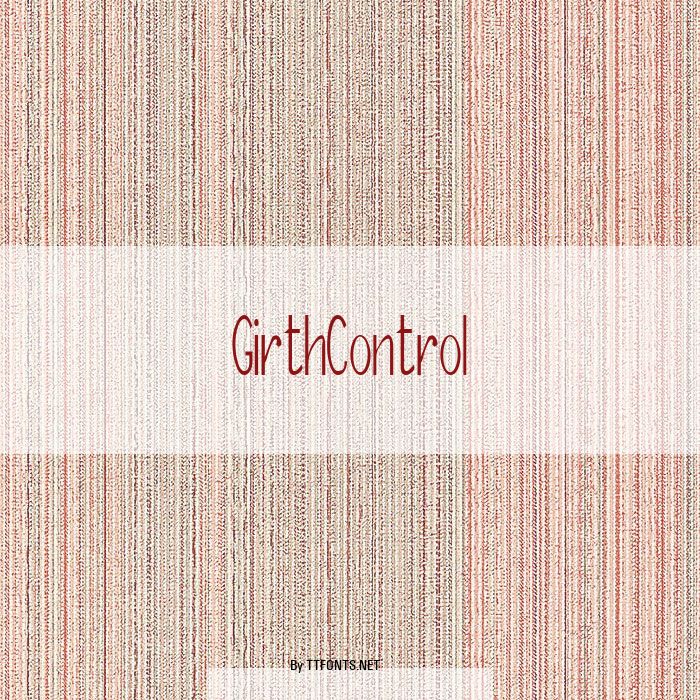 GirthControl example