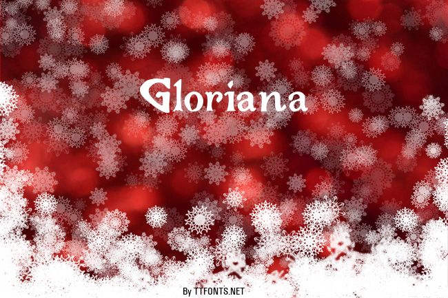 Gloriana example