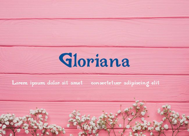 Gloriana example