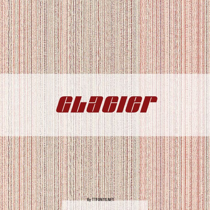 Glacier example